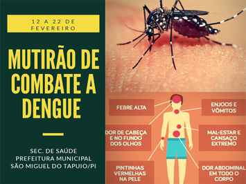 Prefeitura de SMT realizará um grande Mutirão de combate a Dengue