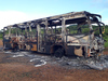 Ônibus da Rede Municipal de Ensino pega fogo na zona rural do município
