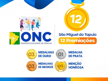 Rede municipal de ensino conquista premiações na Olimpíada Nacional de Ciência 2024