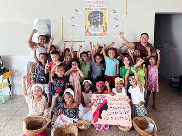 Escola da rede municipal realiza atividades em alusão ao Dia da Consciência Negra